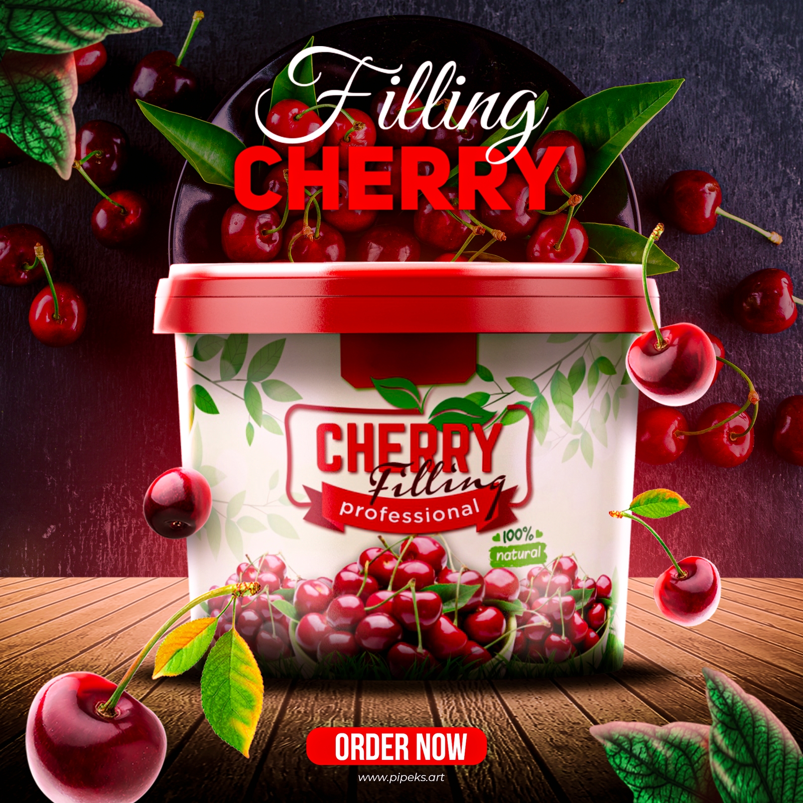 Beautifully Designed Cherry Product — Premium, Fresh & Vibrant